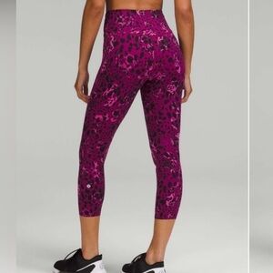lululemon athletica Pink Leopard Leggings